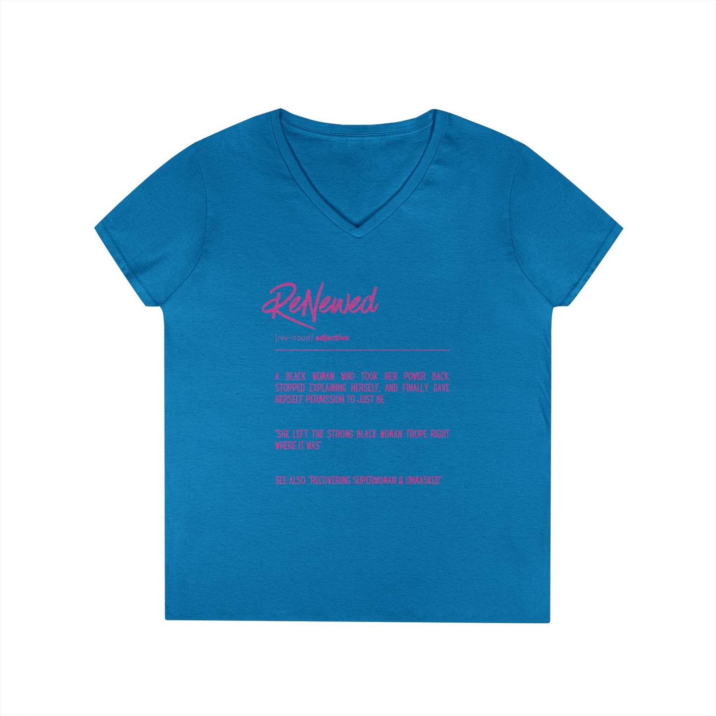 ReNewed Ladies' V-Neck T-Shirt