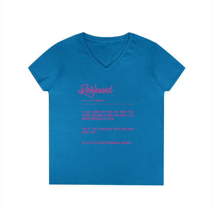 ReNewed Ladies' V-Neck T-Shirt