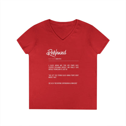 ReNewed Ladies' V-Neck T-Shirt