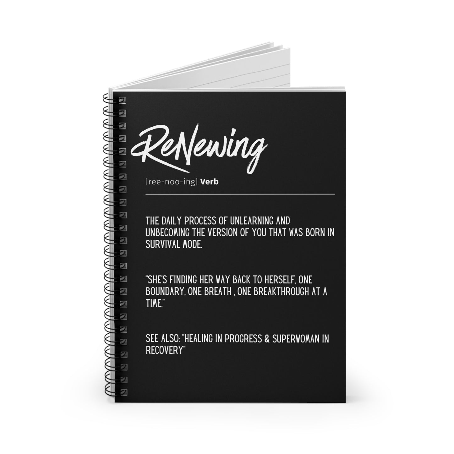 Renewing Spiral Notebook