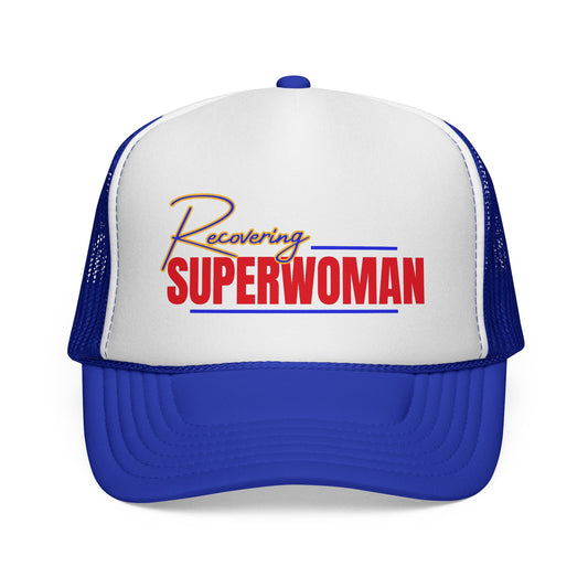 Recovering Superwoman Trucker Hat