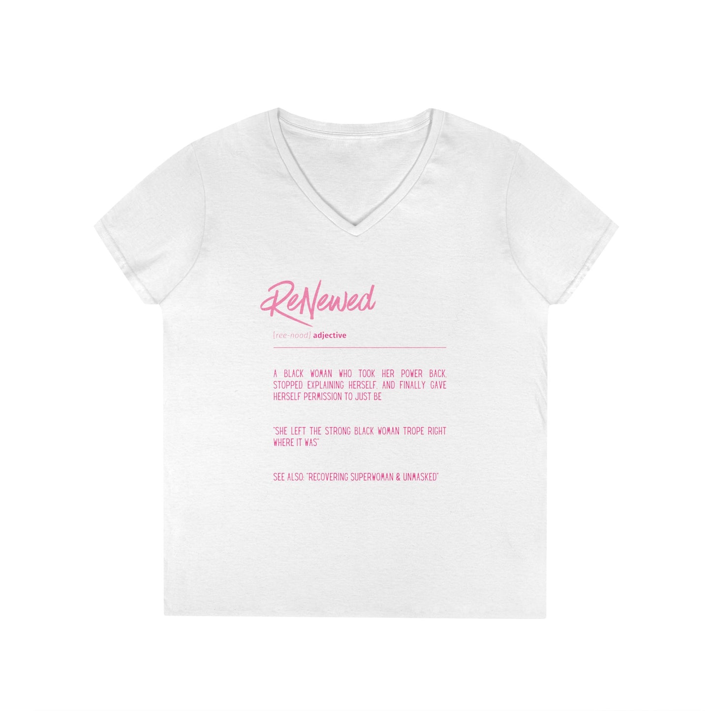 ReNewed Ladies' V-Neck T-Shirt