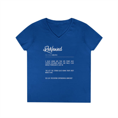 ReNewed Ladies' V-Neck T-Shirt