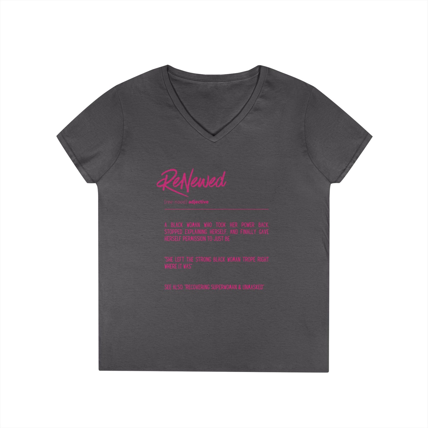 ReNewed Ladies' V-Neck T-Shirt